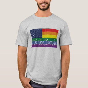 Pride themed American Flag T-Shirt