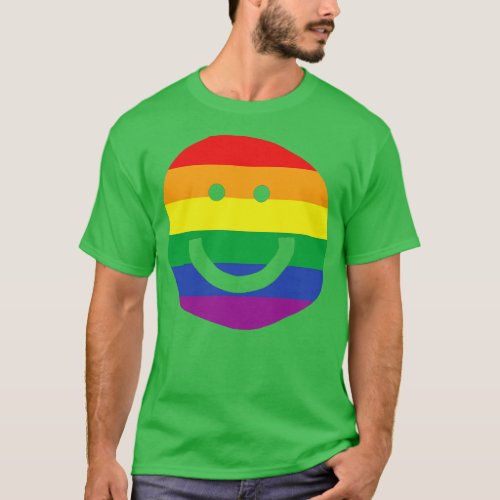 Pride Transparent Smiley Face T_Shirt