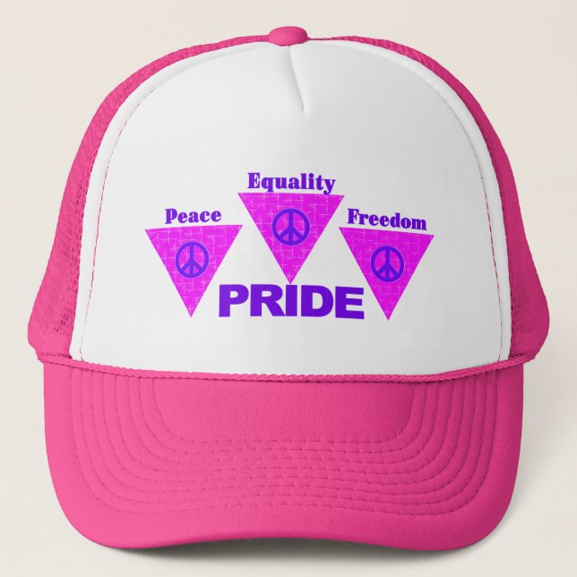 Pride Triangle hat - choose color (Front)