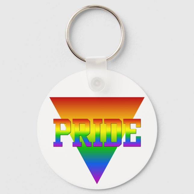 Pride Triangle key chain (Front)