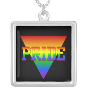 Pride Triangle necklace