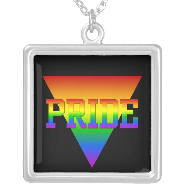 Pride Triangle necklace (Front)