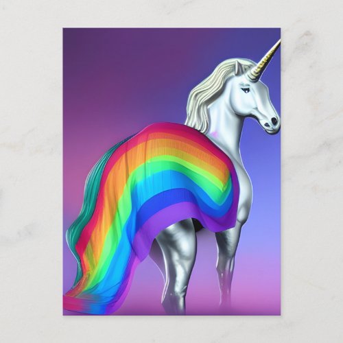 Pride Unicorn Postcard