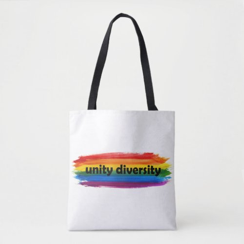 PRIDE UNITY DIVERSITY TOTE BAG