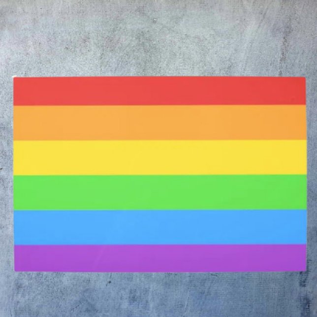 Pride Wall: Rainbow Flag Acrylic Print (Creator Uploaded)