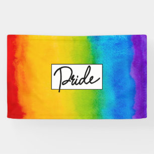 Pride Watercolor Style Banner