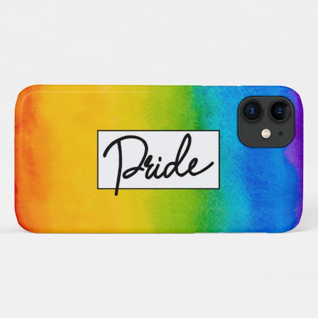 Pride Watercolor Style Case-Mate iPhone Case (Back (Horizontal))