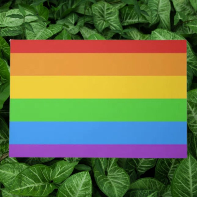 Pride Welcome: Rainbow Flag Doormat (Creator Uploaded)