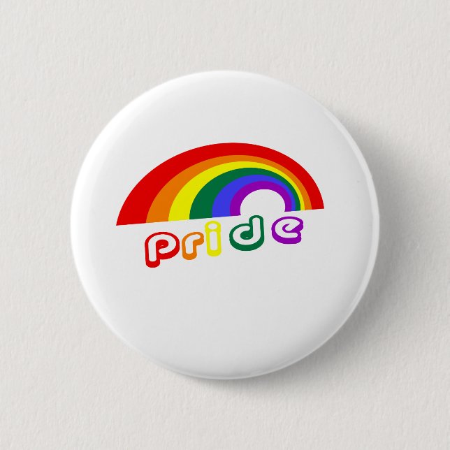 "Pride" with rainbow Button (Front)