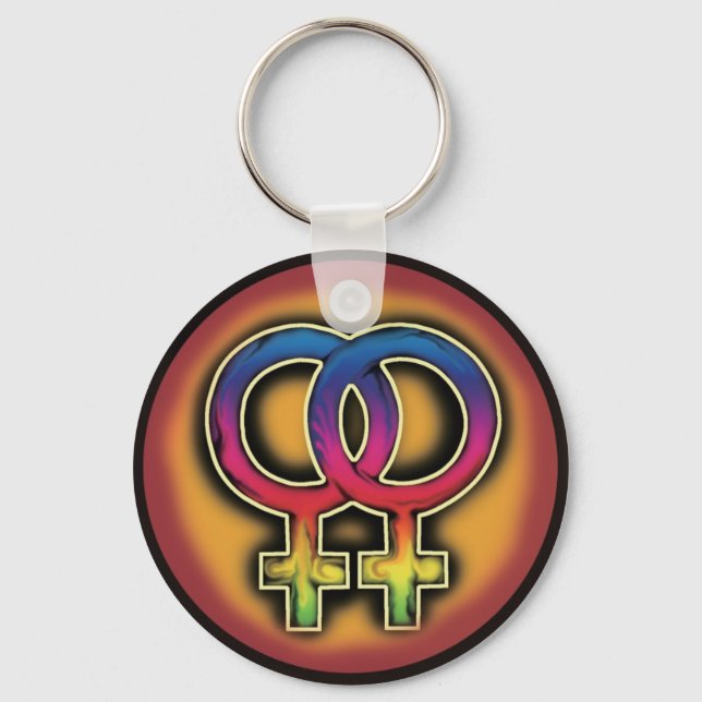 pride women keychain (Front)