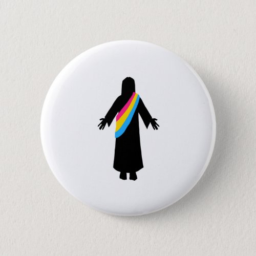 PrideJesus PanFlag Button