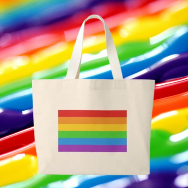 PrideMega: Jumbo Rainbow Pride Large Tote Bag (Creator Uploaded)