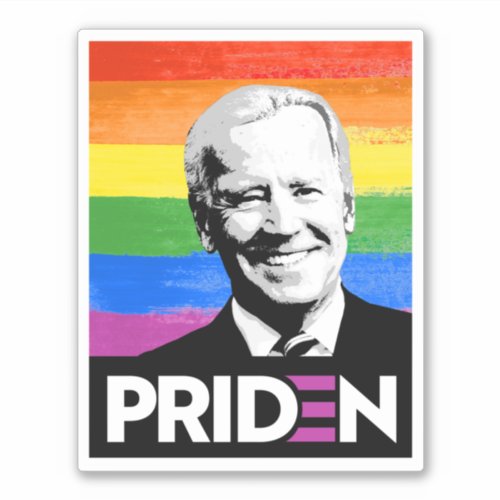 PRIDEN JOE BIDEN STICKER