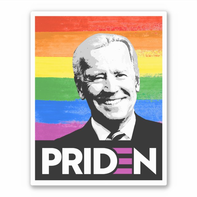 PRIDEN JOE BIDEN STICKER (Front)