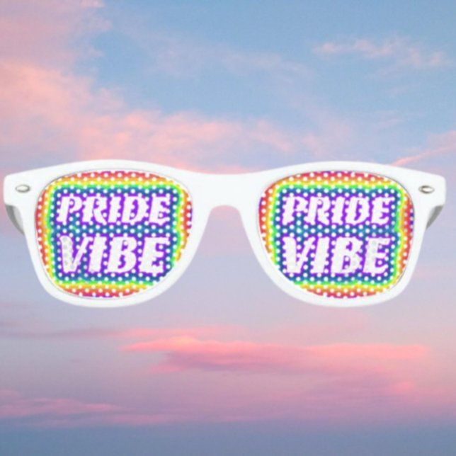 PrideVibe Rainbow Party Sunglasses (Creator Uploaded)