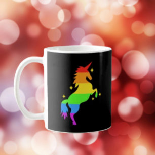 PrideVibe Unicorn Rainbow Coffee Mug