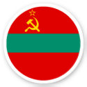 Pridnestrovie / Transnistria Flag Sticker