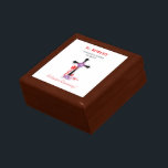 Priest 20th Ordination Anniversary Black Cross Gift Box<br><div class="desc">Send religious wishes to a special priest today with this gift, souvenir, giveaway or party essential. This simple but beautiful item was designed specifically for the occasion of his 20th year anniversary of ordination. Make him feel happy and loved on his special day by personalizing his name on this item....</div>