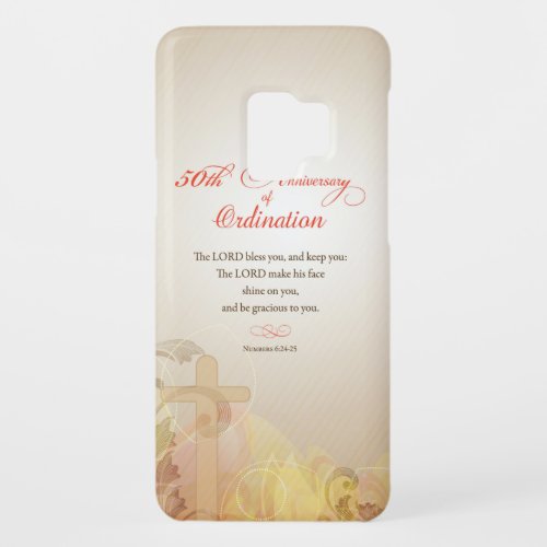 Priest 50th Anniversary of Ordination Blessing Case_Mate Samsung Galaxy S9 Case