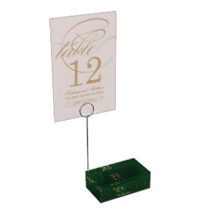 Priest 50th Anniversary of Ordination Leather Look Place Card Holder