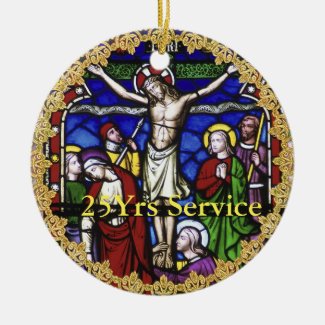 Priest Anniversary 15th 20th 25th 30th 40th 50th Ceramic Ornament