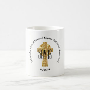 Priest Anniversary 15th 20th 25th 30th 40th 50th Coffee Mug