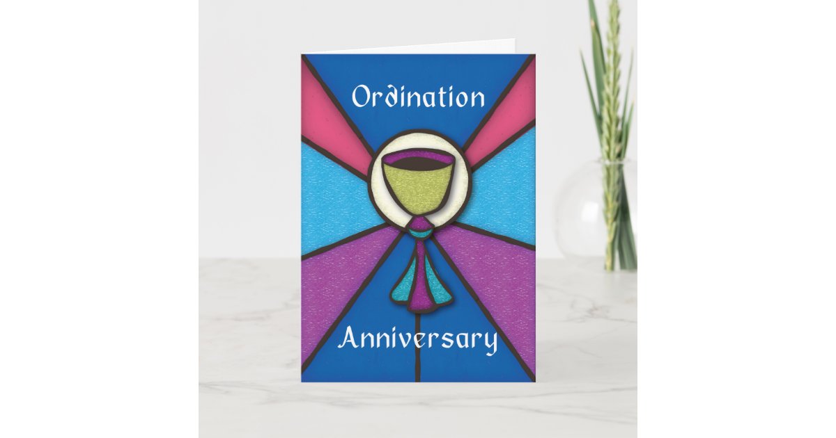 Priest Anniversary of Ordination Congratulations Card