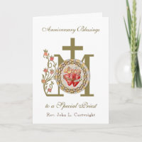 Priest Anniversary Ordination Virgin Mary Jesus