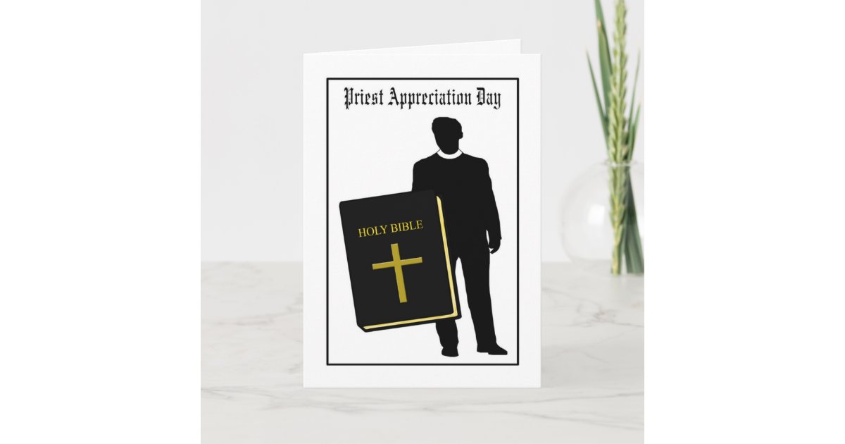 Priest Appreciation Day Card Zazzle