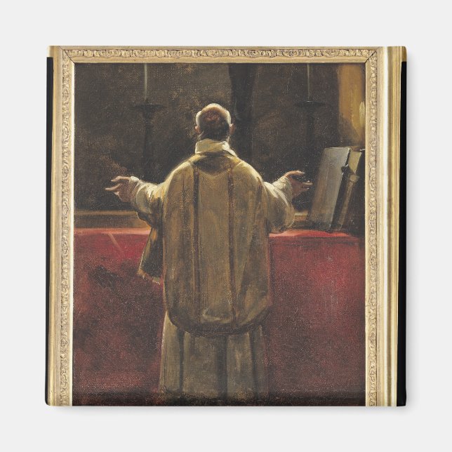 Priest at the Altar Magnet (Front)