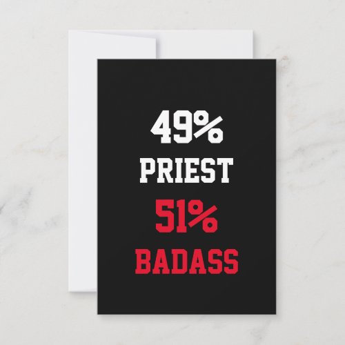 Priest Badass Card