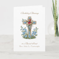 Priest Birthday Blessings Celebration Virgin Mary