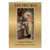 Priest celebrates his first Mass (Front)