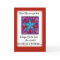 Priest Christmas Star Blue on Red Background