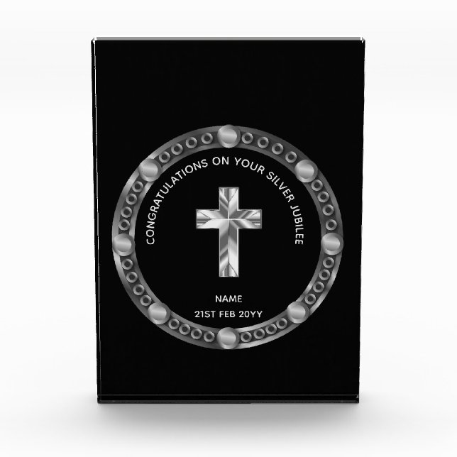 Priest Clergy Ordination Gift Commemorative Silver (Front)