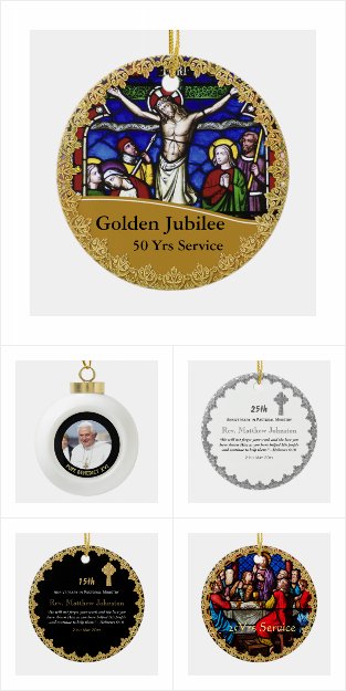 Priest Clergy Ornament - Personalized