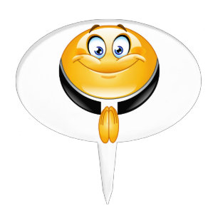 priest emoji cake topper