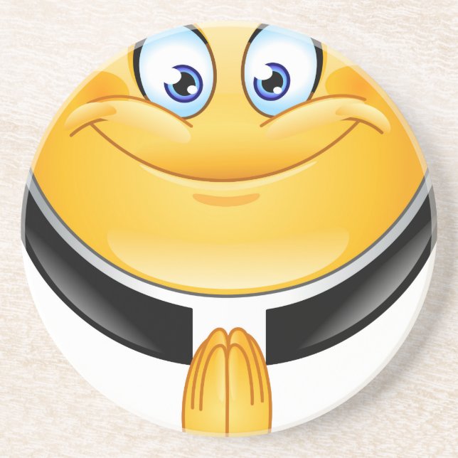 priest emoji drink coaster (Front)