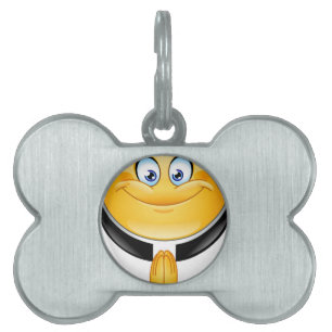 priest emoji pet tag