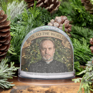 Priest Father Ordained Photo Snow Globe