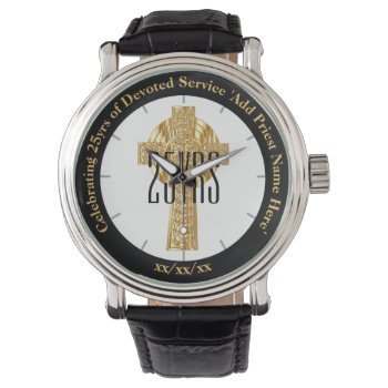 Priest Gift Ordination Anniversary Commemorative Wrist Watch