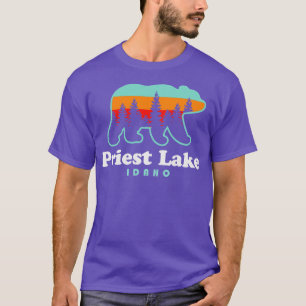 Priest Lake Idaho Camping Bear Spokane Washington T-Shirt
