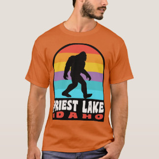 Priest Lake Idaho Camping Retro T-Shirt