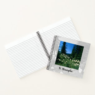 Priest Landscape Personalized Notebook
