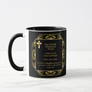 PRIEST - Newly Ordained Gift Bible Verse Custom Mug