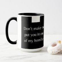Priest or Deacon Homily Mug