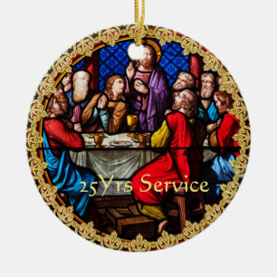 Priest ordination anniversary 25th 10th 15th ANY Ceramic Ornament