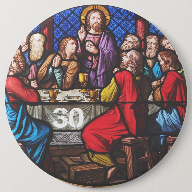 Priest Ordination Anniversary edit years Button (Front)