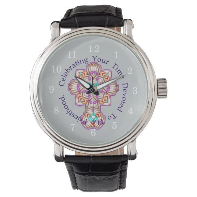 Priest Ordination Anniversary Gift Watch (Front)