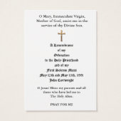 PRIEST ORDINATION ANNIVERSARY HOLY CARDS | Zazzle